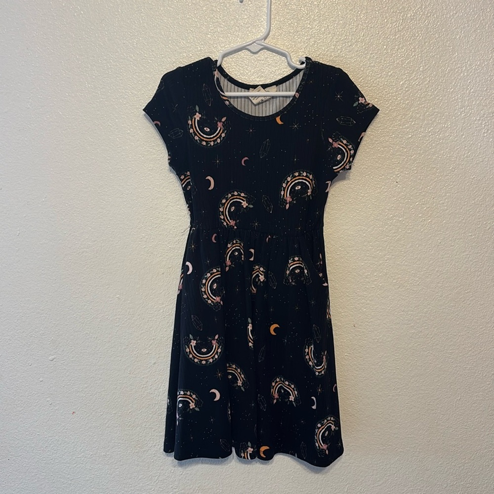 Girls ribbed‎ cotton drsss